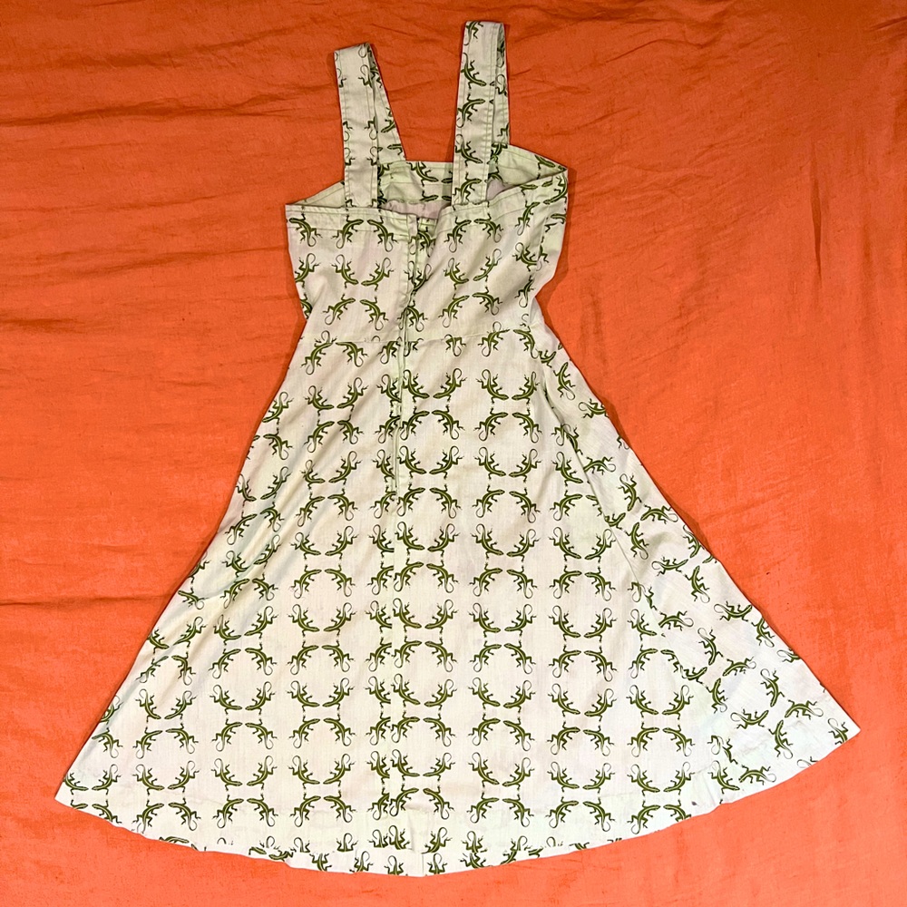 Vintage Lizard Party Dress - Picture 3 of 10